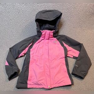 The North Face Mountain Light Jacket Womens Size Large HyVent Waterproof Pink